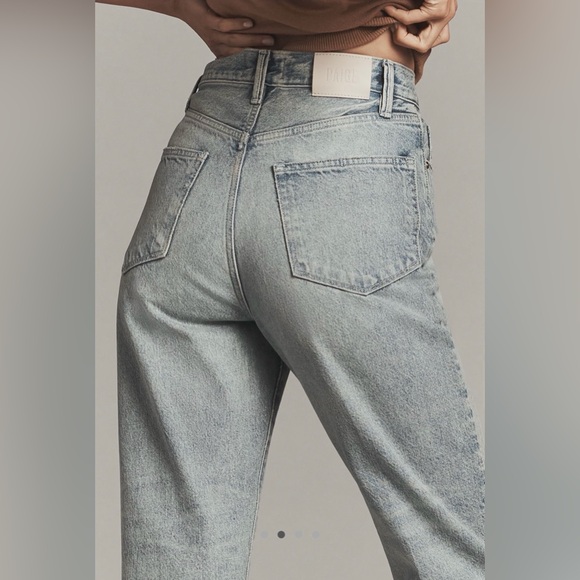 PAIGE The Sawyer High-Rise Straight-Leg Jeans, NWT - Picture 2 of 7